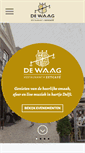 Mobile Screenshot of de-waag.nl